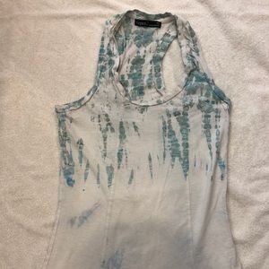 Tourquoise Tie Dye Tank Top